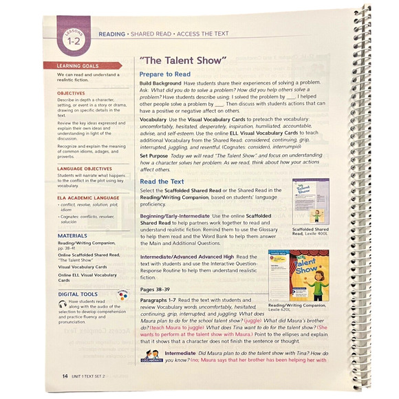 Wonders Grade 4 ELL Small Group Guide Units 1-6 McGraw Hill Teacher 2023 New - Picture 8 of 13